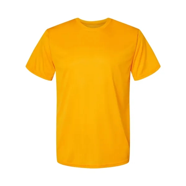 Performance t-shirt with a self-fabric collar and set-in-sleeves. Blank product.... from ASI 84358 S&S Activewear