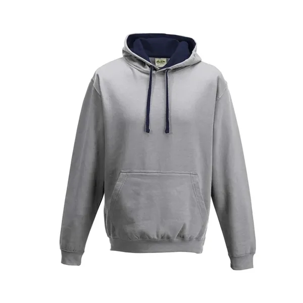 Just Hoods Midweight Varsity Contrast Hooded Sweatshirt... from ASI 84358 S&S Activewear