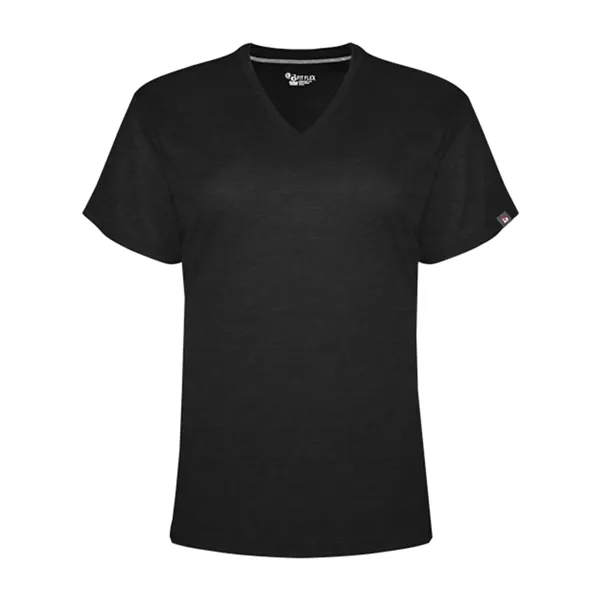 Fitflex Women's Short Sleeve Performance V-Neck Tee... from ASI 84358 S&S Activewear