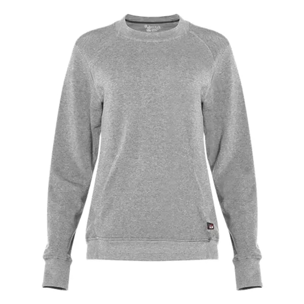 Women's Fitflex French Terry Crew... from ASI 84358 S&S Activewear