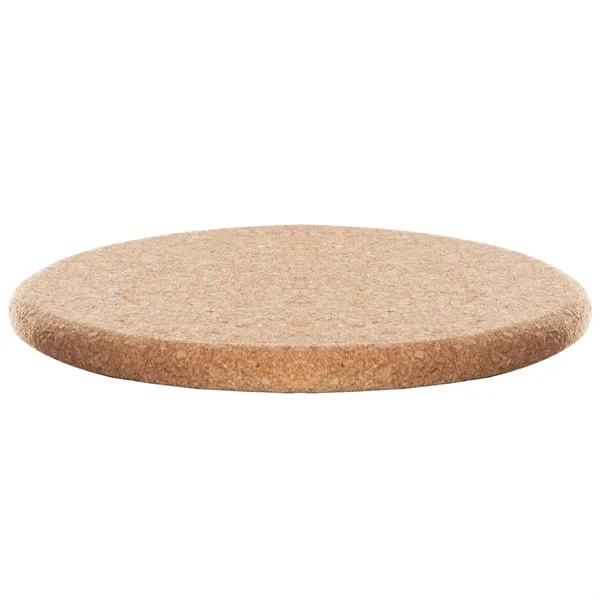 4" diameter x .25" thick cork coasters make a great branding... from ASI 91565 Totally Bamboo