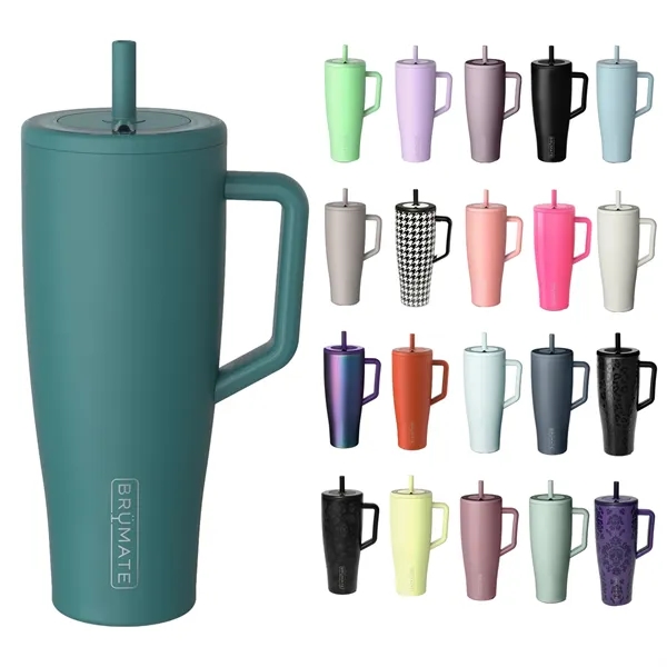 BruMate Era 40oz Tumbler 100% Leakproof, cup-holder friendly, stainless steel straw,... from ASI 72657 Active Life Promo / Apres Ski Active Life