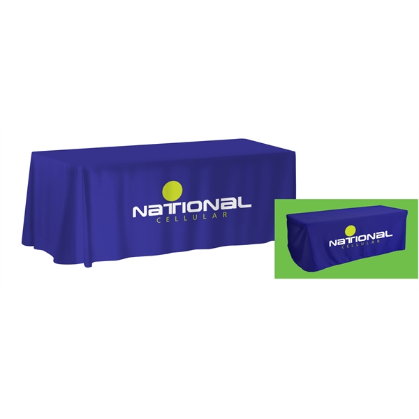 Non-fitted 8' to 6' convertible table cover that's both wrinkle-resistant and... from ASI 90807 Tekweld