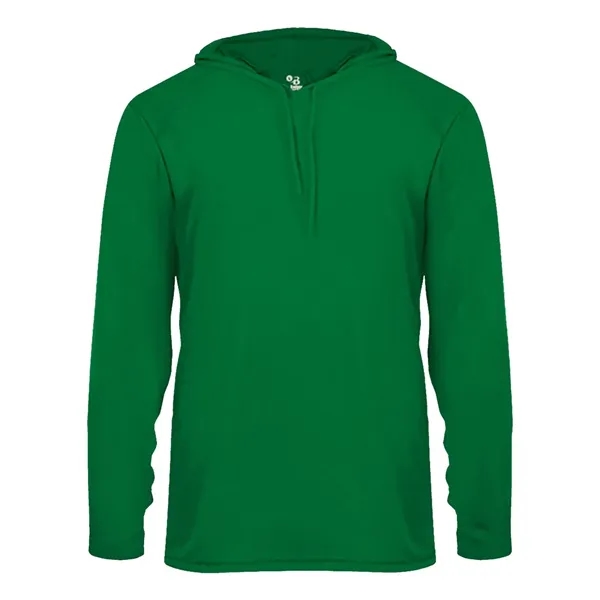 Long-sleeve hooded t-shirt with drawcord... from ASI 84358 S&S Activewear