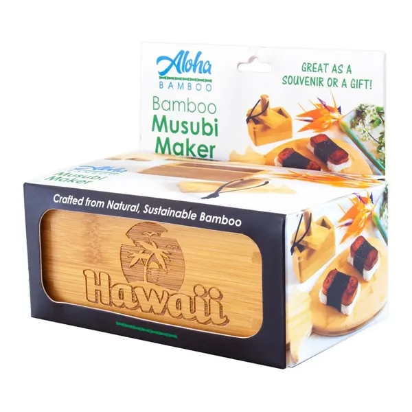Hawaii bamboo Musubi maker. Measures 4.5" x 2.75" x 3.625".... from ASI 91565 Totally Bamboo