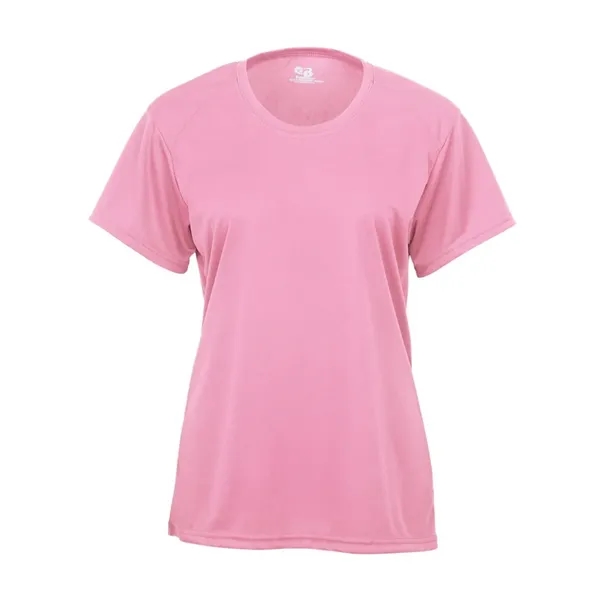 Women's short sleeve t-shirt with moisture management /anti-microbial fabric. Blank.... from ASI 84358 S&S Activewear