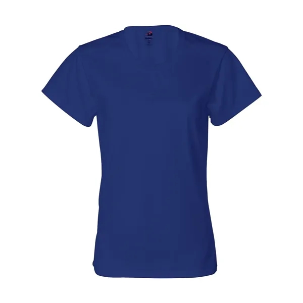Women's short sleeve t-shirt with moisture management /anti-microbial fabric. Blank.... from ASI 84358 S&S Activewear