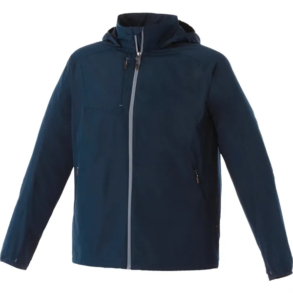 Men's lightweight jacket with zip up closure and roll-away hood.... from ASI 66887 PCNA / Trimark