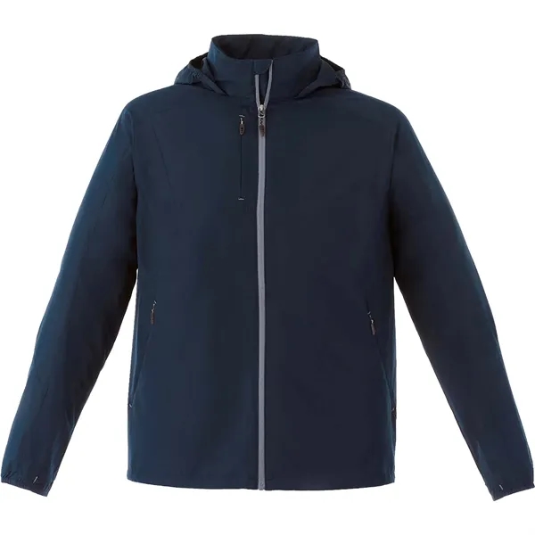 Men's lightweight jacket with zip up closure and roll-away hood.... from ASI 66887 PCNA / Trimark