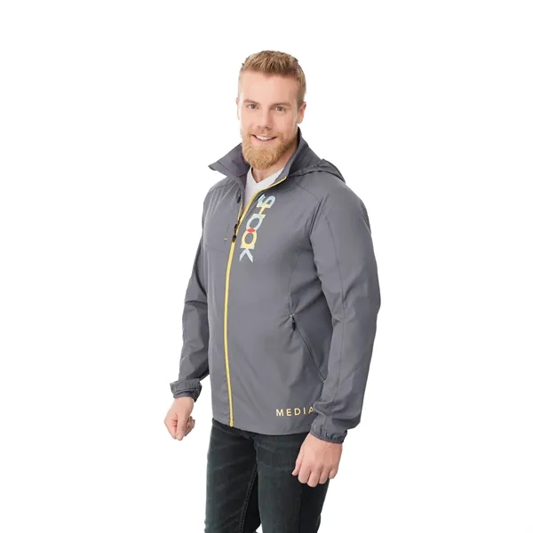 Men's lightweight jacket with zip up closure and roll-away hood.... from ASI 66887 PCNA / Trimark