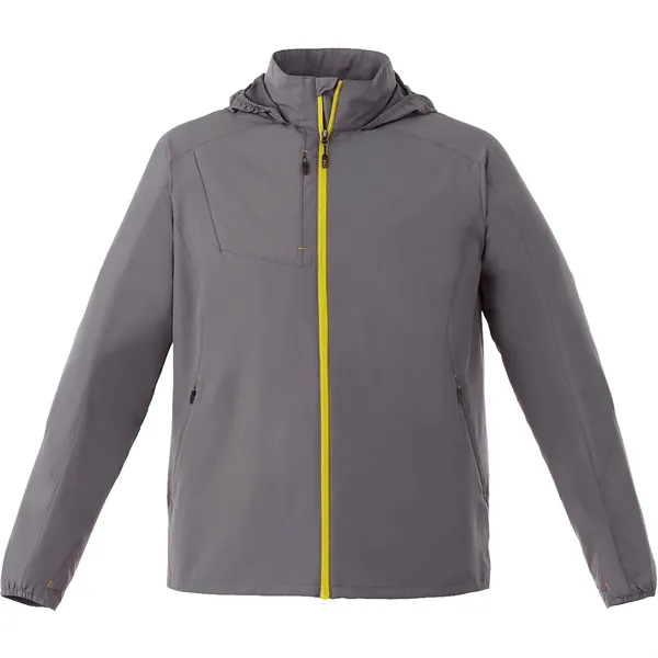 Men's lightweight jacket with zip up closure and roll-away hood.... from ASI 66887 PCNA / Trimark