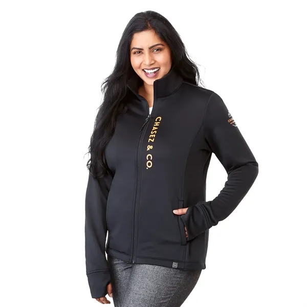 XS-2XL women's jacket with UPF and a no-contact key chain... from ASI 66887 PCNA / Trimark