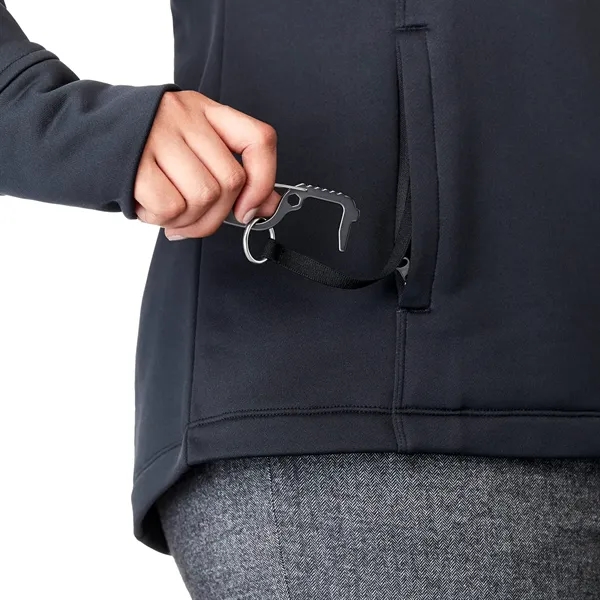 XS-2XL women's jacket with UPF and a no-contact key chain... from ASI 66887 PCNA / Trimark