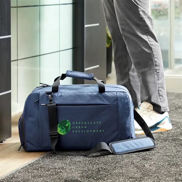 9.5" x 11" x 19.25" duffel bag made of recycled PET.... from ASI 66887 PCNA / Leeds