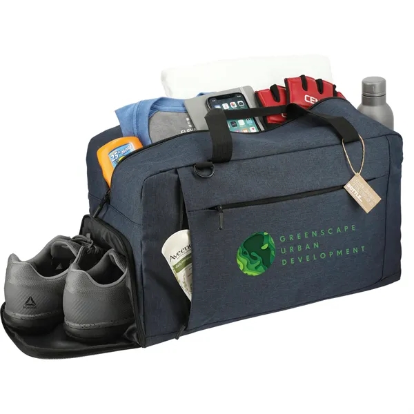 9.5" x 11" x 19.25" duffel bag made of recycled PET.... from ASI 66887 PCNA / Leeds