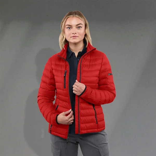 Women's light down jacket with compact and multi-pocket design.... from ASI 66887 PCNA / Trimark