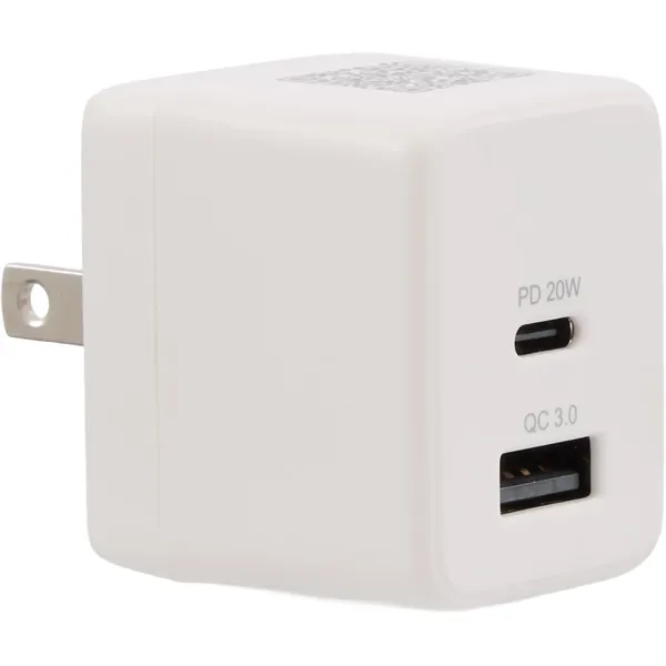 ETL Listed 20W Dual USB-A and C Wall Charger... from ASI 66887 PCNA / Bullet