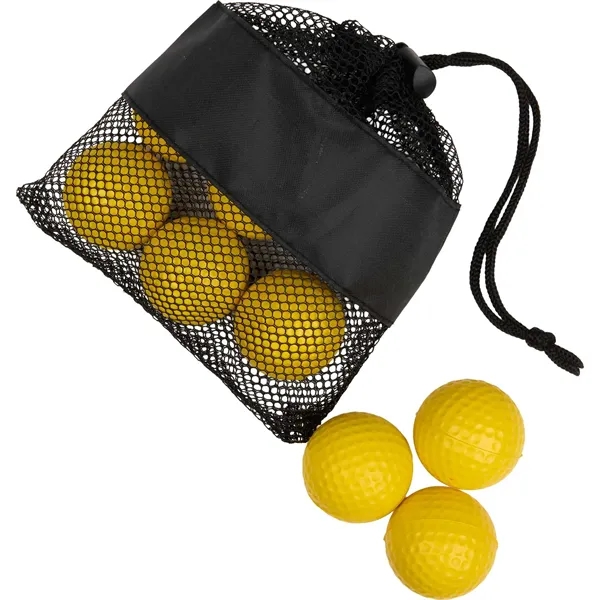 Golf Practice Balls with Mesh Pouch... from ASI 66887 PCNA / Leeds