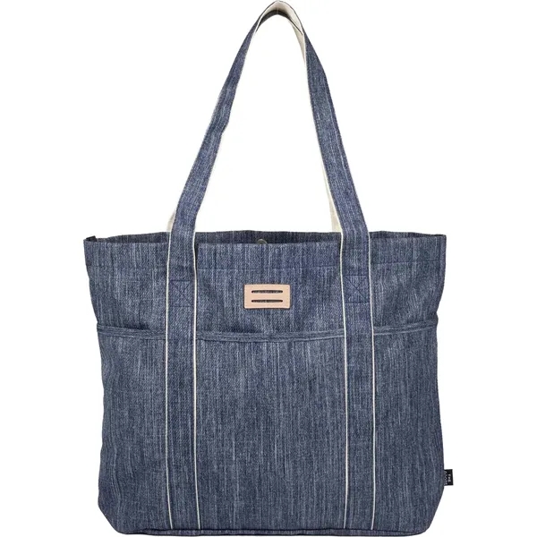 The Goods Navy Heather Carry All Tote... from ASI 66887 PCNA