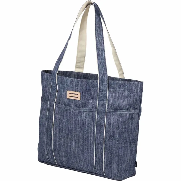 The Goods Navy Heather Carry All Tote... from ASI 66887 PCNA