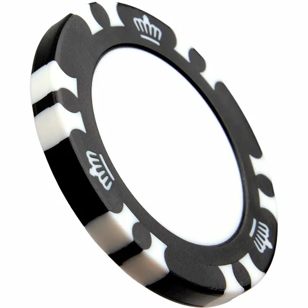 Recycled Poker Chip w/ Metal Ballmarker... from ASI 66887 PCNA / Leeds