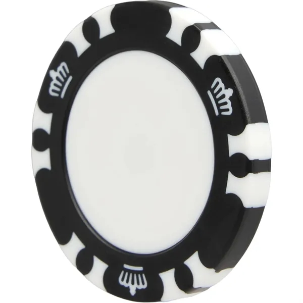 Recycled Poker Chip w/ Metal Ballmarker... from ASI 66887 PCNA / Leeds