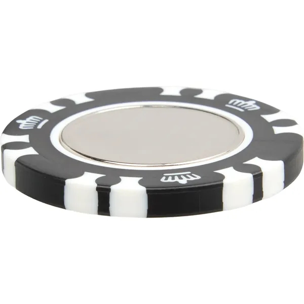 Recycled Poker Chip w/ Metal Ballmarker... from ASI 66887 PCNA / Leeds