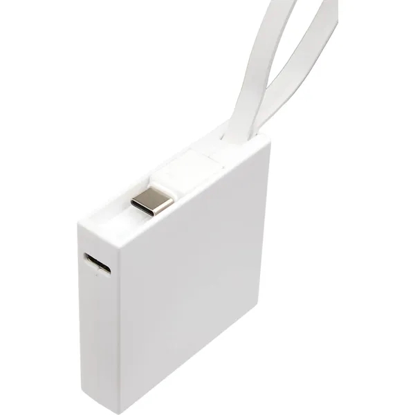 Recycled ABS 2000 mAh Power Bank with Type-C Cable... from ASI 66887 PCNA / Leeds