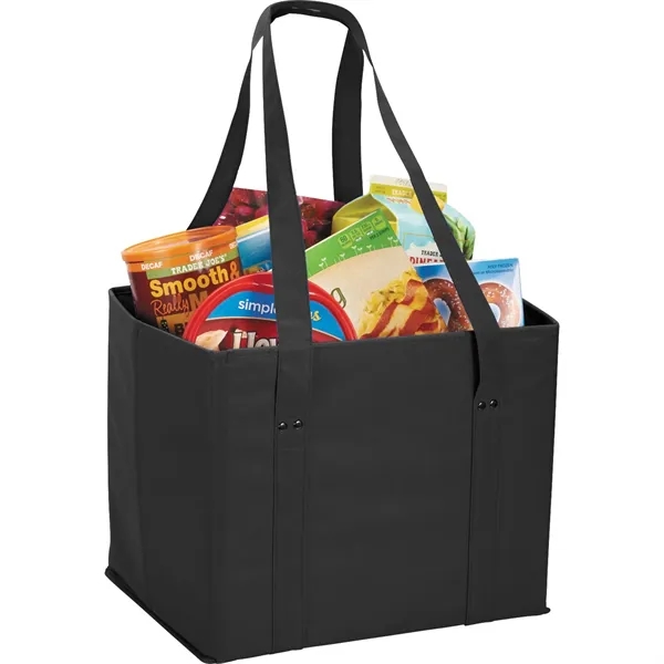 Non-woven tote bag with sewn-in bottom board.... from ASI 66887 PCNA / Bullet