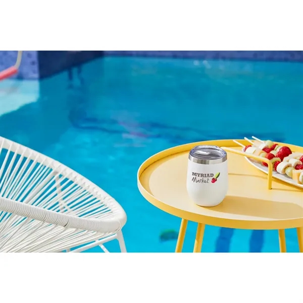 12 oz. double wall vacuum insulated stainless steel cup with lid.... from ASI 66887 PCNA / Leeds