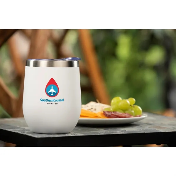 12 oz. double wall vacuum insulated stainless steel cup with lid.... from ASI 66887 PCNA / Leeds