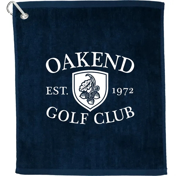18" x 15" golf towel with a clip... from ASI 66887 PCNA / Bullet