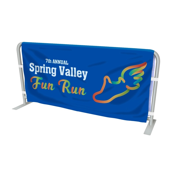 9' outdoor universal barricade banner (only) made of polyester.... from ASI 90807 Tekweld