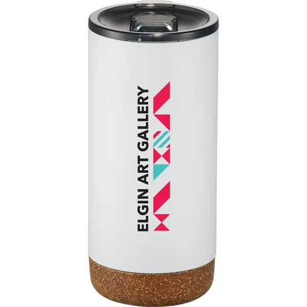 16 oz. vacuum insulated stainless steel tumbler with skid-proof cork bottom... from ASI 66887 PCNA / Leeds