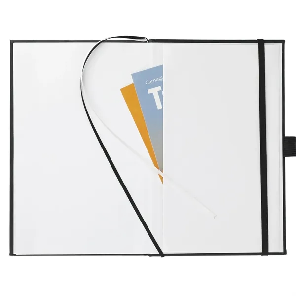5.5" x 8.5" hardbound notebook with 80 sheets of white perforated... from ASI 66887 PCNA / Leeds