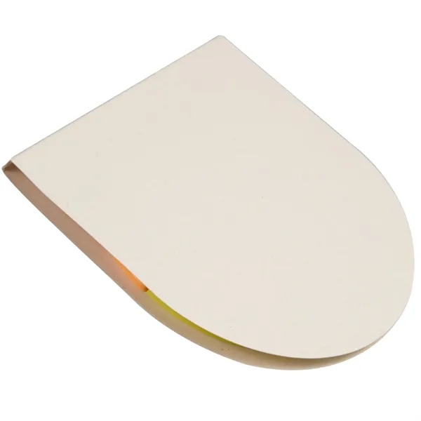 Recycled Milk Carton Round Sticky Notes Pad... from ASI 66887 PCNA / Bullet