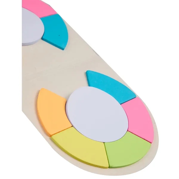 Recycled Milk Carton Round Sticky Notes Pad... from ASI 66887 PCNA / Bullet