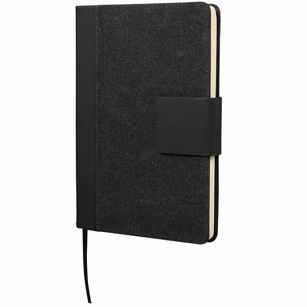 5.5" x 8.5" FSC® Recycled Canvas Bound Notebook... from ASI 66887 PCNA / Bullet