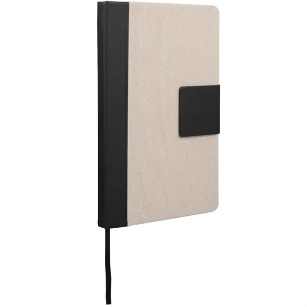 5.5" x 8.5" FSC® Recycled Canvas Bound Notebook... from ASI 66887 PCNA / Bullet