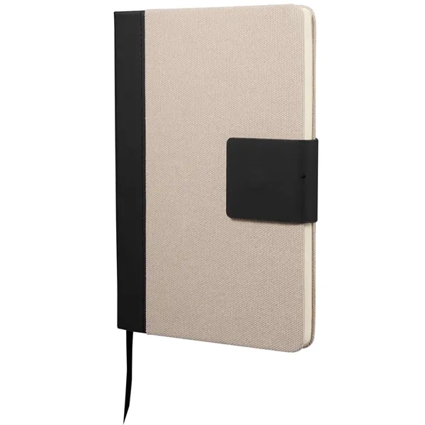 5.5" x 8.5" FSC® Recycled Canvas Bound Notebook... from ASI 66887 PCNA / Bullet