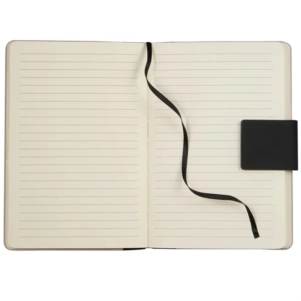 5.5" x 8.5" FSC® Recycled Canvas Bound Notebook... from ASI 66887 PCNA / Bullet