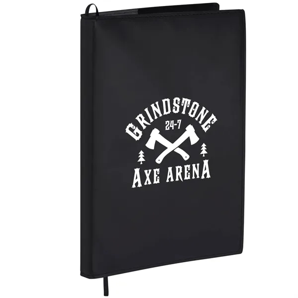 7" x 10" refillable journal with apple leather cover, 128 sheets... from ASI 66887 PCNA / Leeds