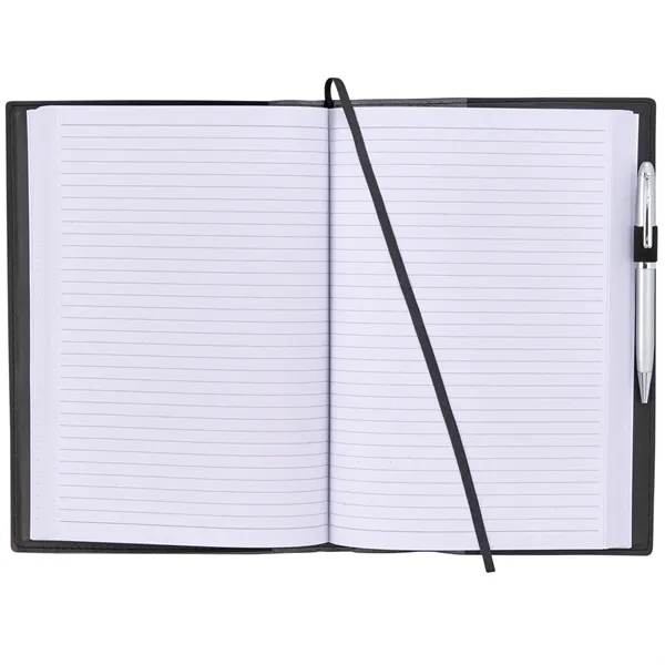 7" x 10" refillable journal with apple leather cover, 128 sheets... from ASI 66887 PCNA / Leeds