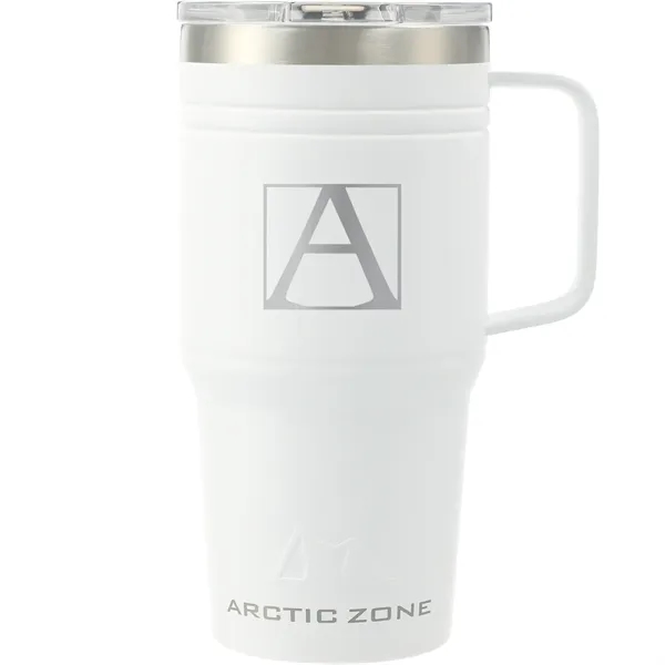20 oz. travel mug with handle and double-wall stainless copper vacuum-insulated... from ASI 66887 PCNA / Leeds