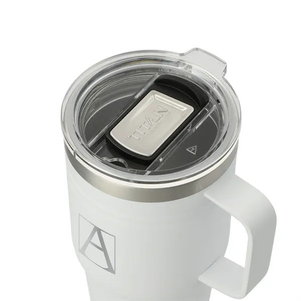20 oz. travel mug with handle and double-wall stainless copper vacuum-insulated... from ASI 66887 PCNA / Leeds