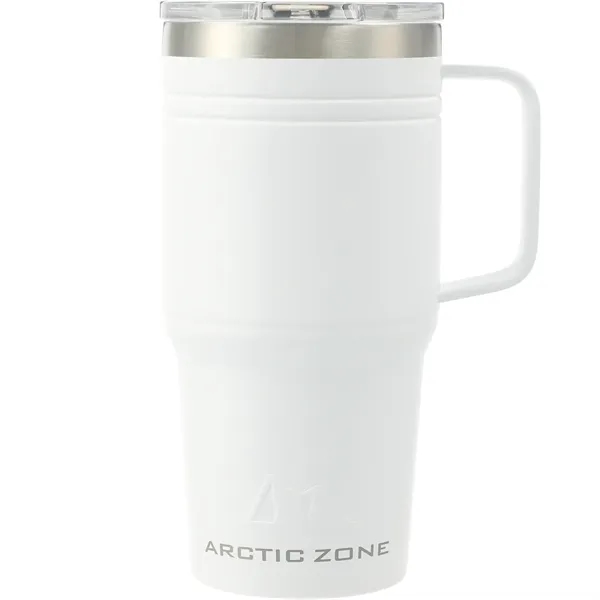 20 oz. travel mug with handle and double-wall stainless copper vacuum-insulated... from ASI 66887 PCNA / Leeds