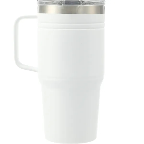 20 oz. travel mug with handle and double-wall stainless copper vacuum-insulated... from ASI 66887 PCNA / Leeds