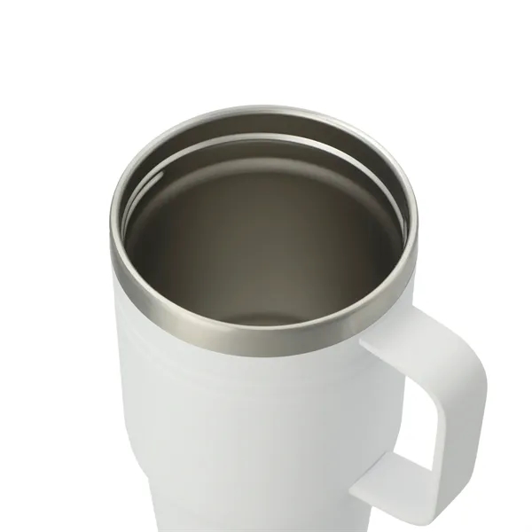 20 oz. travel mug with handle and double-wall stainless copper vacuum-insulated... from ASI 66887 PCNA / Leeds