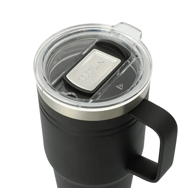 20 oz. travel mug with handle and double-wall stainless copper vacuum-insulated... from ASI 66887 PCNA / Leeds
