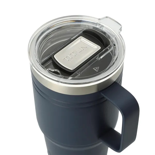 20 oz. travel mug with handle and double-wall stainless copper vacuum-insulated... from ASI 66887 PCNA / Leeds